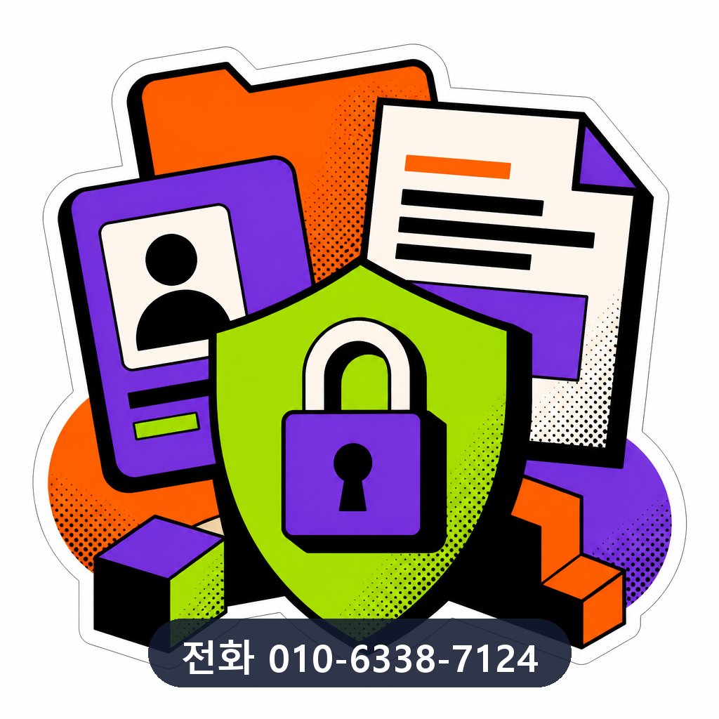 신용카드 잔여 현금화 개인정보 보호 이미지 · 문의 010-6338-7124